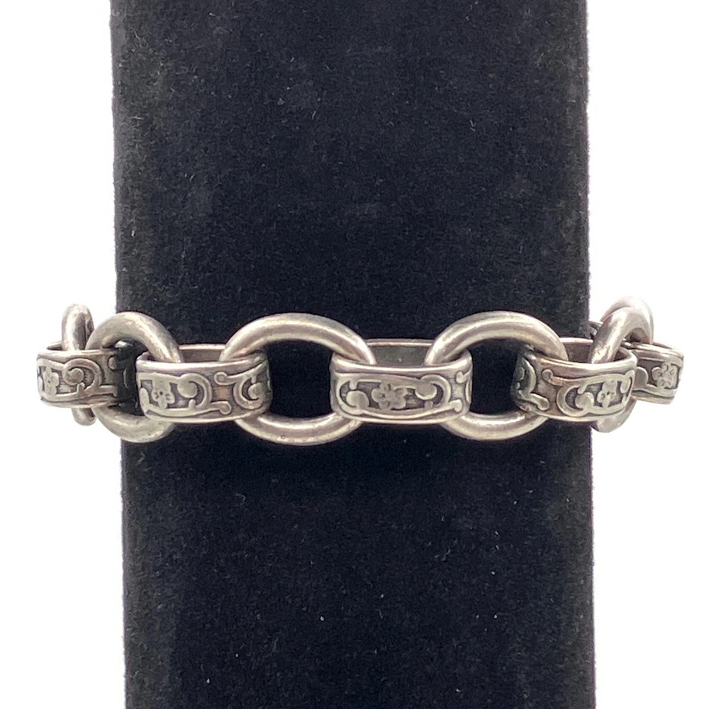 Catherine Popesco France Chunky Chain Link Bracelet Toggle Clasp 6.25 In